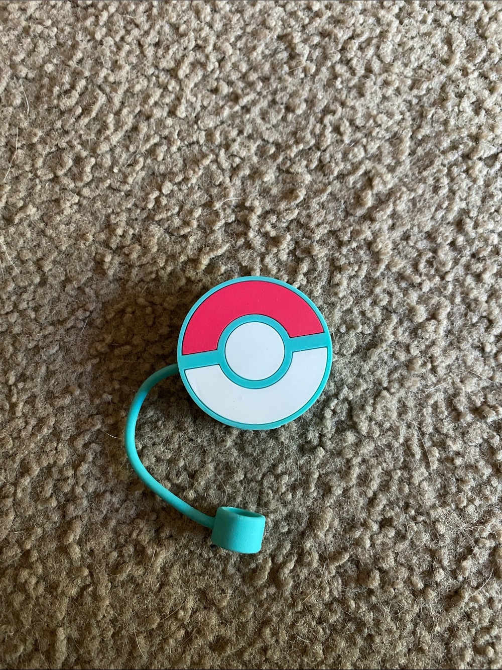 Pokemon Pink and Teal Pokeball Cable Organizer